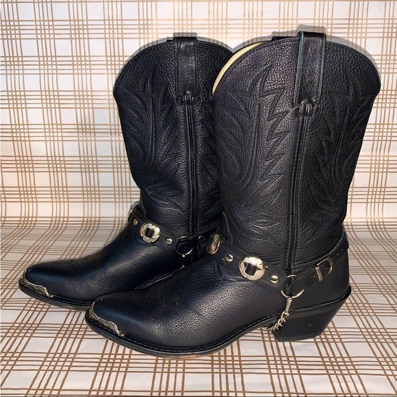 Black Durango Western Cowboy Boots - Picture 3 of 5